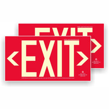 Load image into Gallery viewer, Glow Exit Signs Photoluminescent
